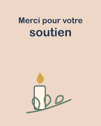 Merci pour votre soutien