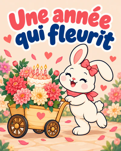 Une année qui fleurit
