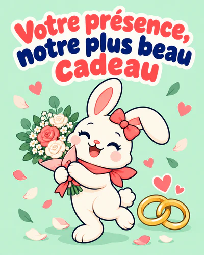 Votre présence, notre plus beau cadeau