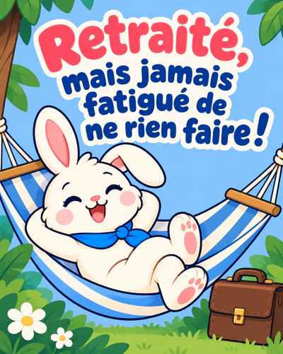 Retraité, mais jamais fatigué de ne rien faire !