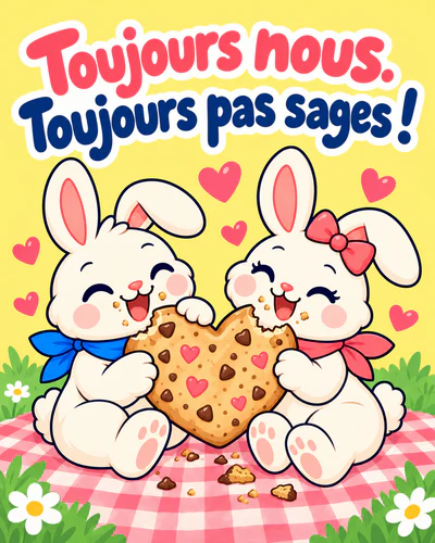 Toujours nous. Toujours pas sages !
