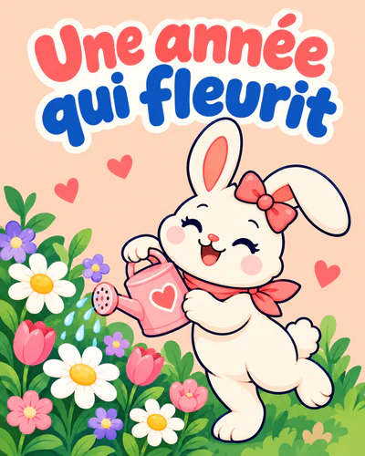 Une année qui fleurit