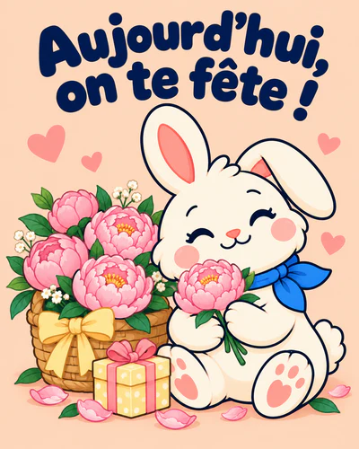 Aujourd’hui, on te fête !