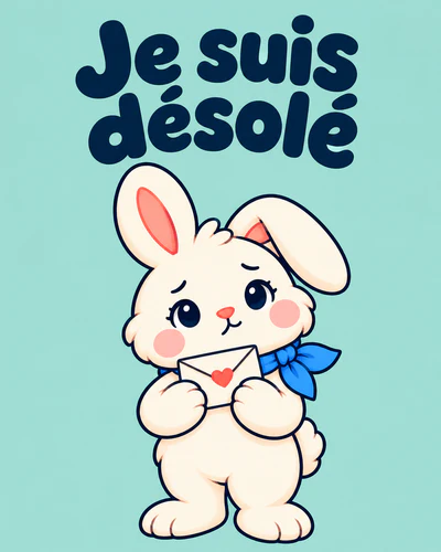 Je suis désolé