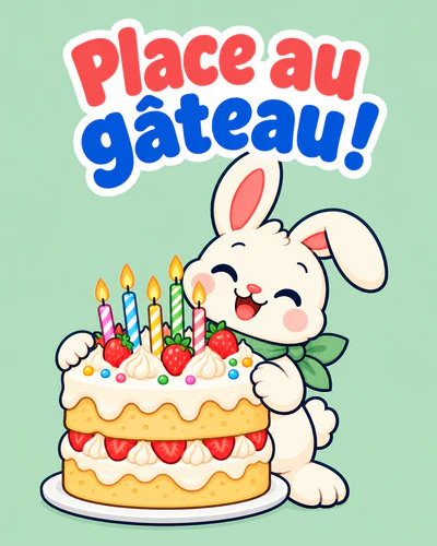Place au gâteau !