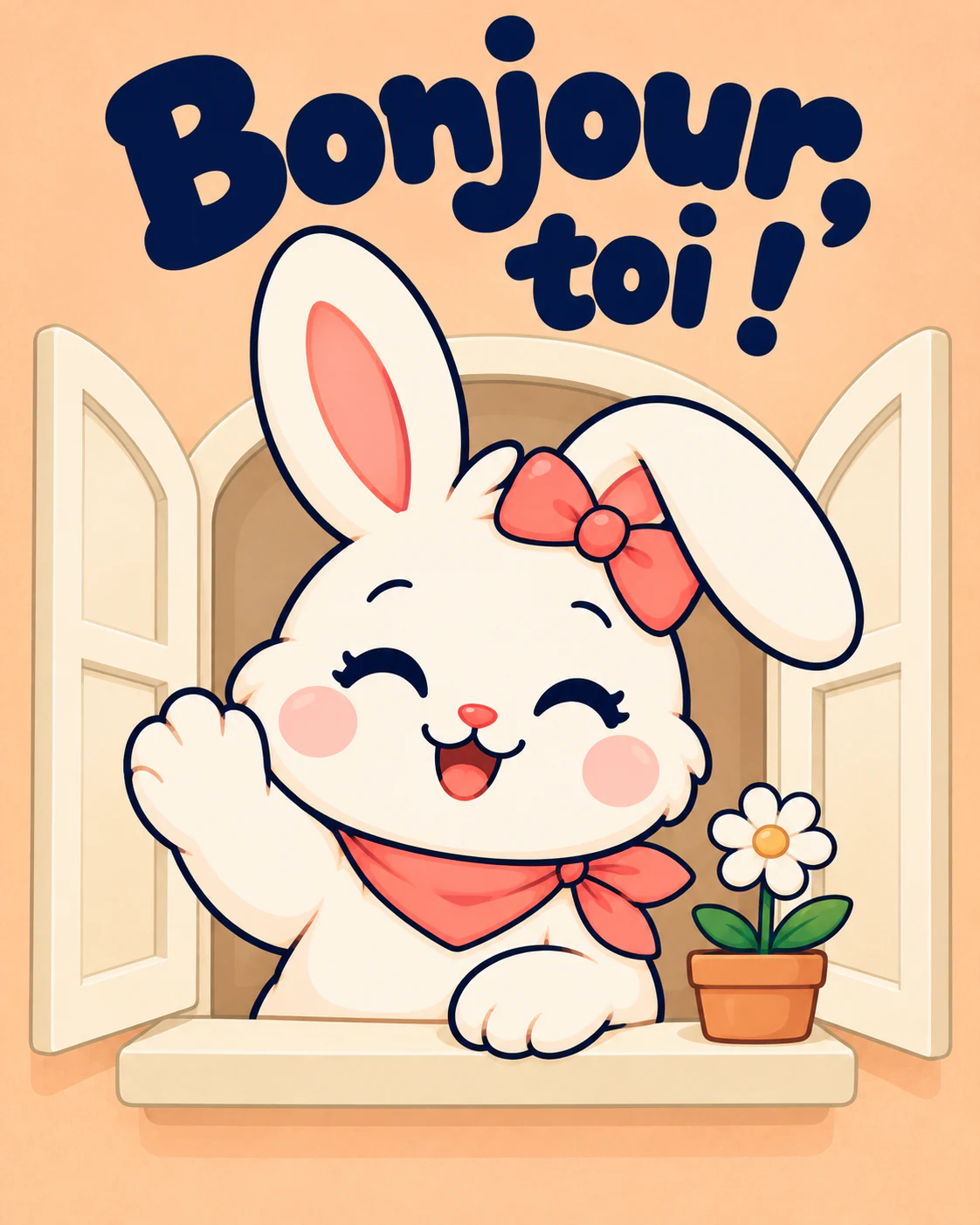 Bonjour, toi !