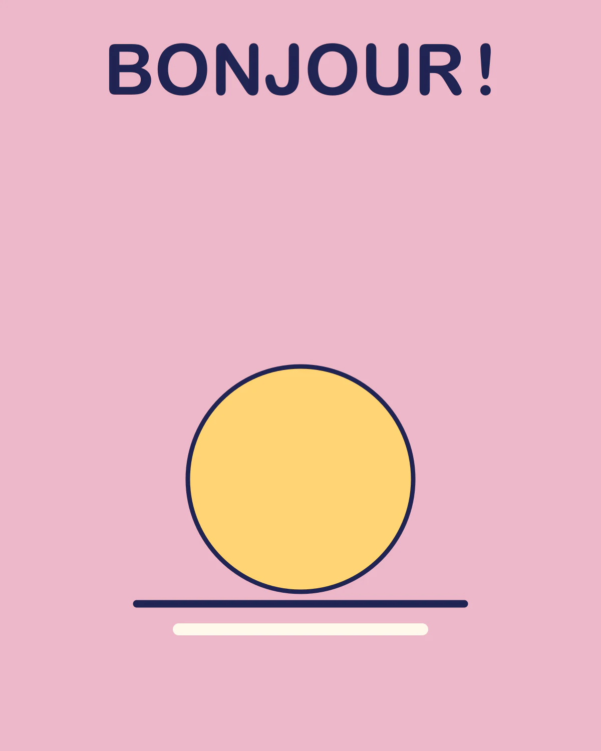 Bonjour !