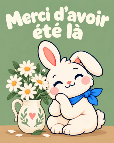 Merci d’avoir été là
