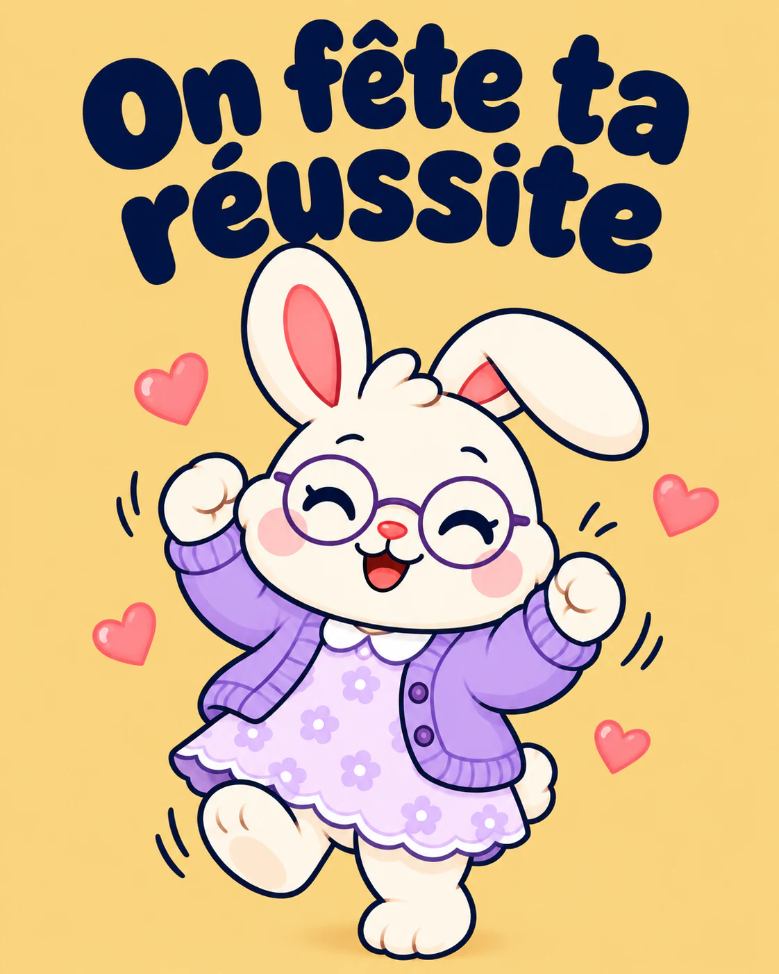 On fête ta réussite