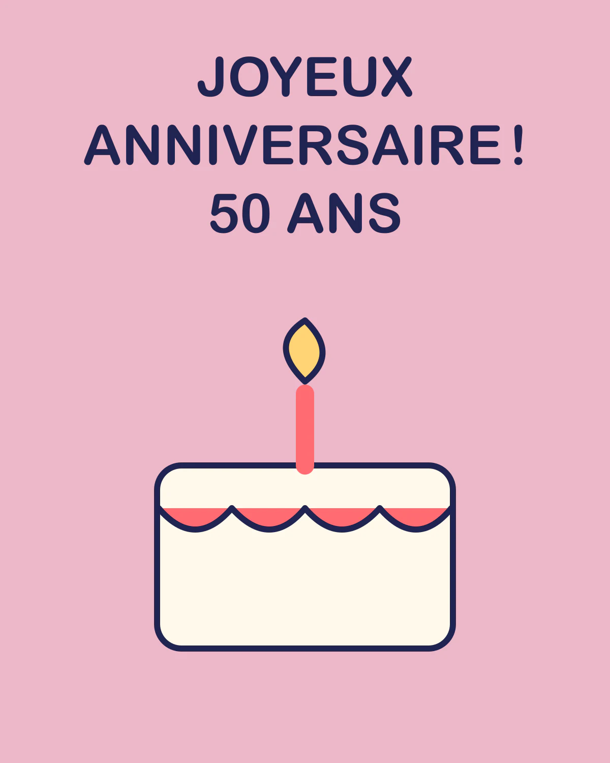 Joyeux anniversaire ! 50 ans