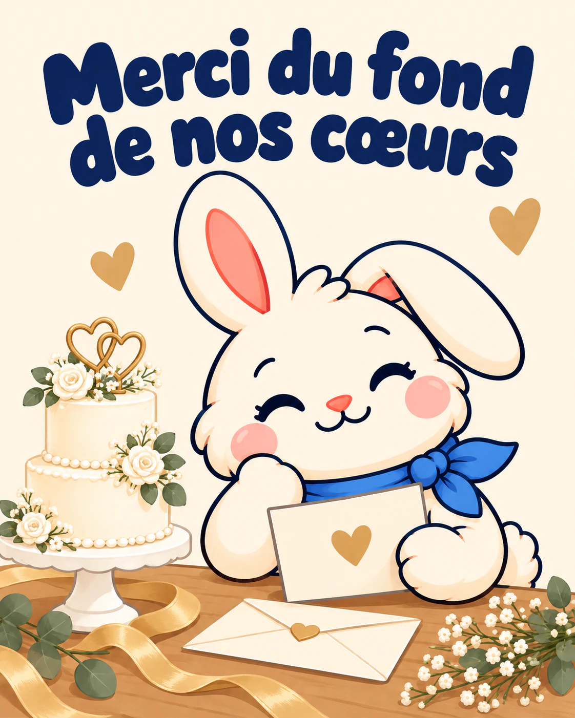 Merci du fond de nos cœurs