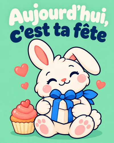 Aujourd’hui, c’est ta fête