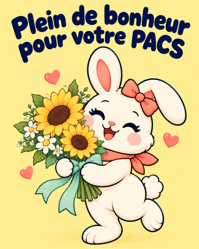 Plein de bonheur pour votre PACS