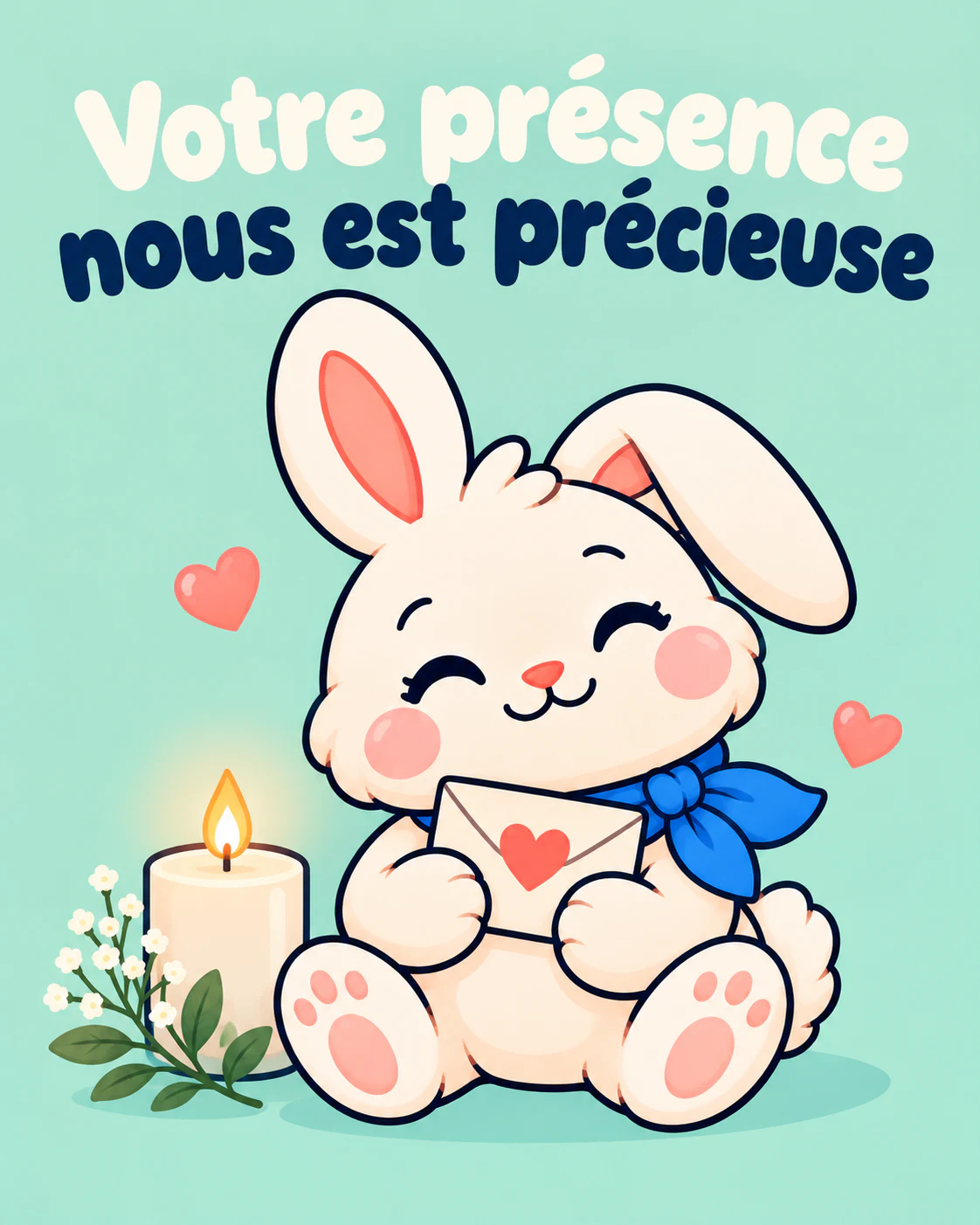 Votre présence nous est précieuse
