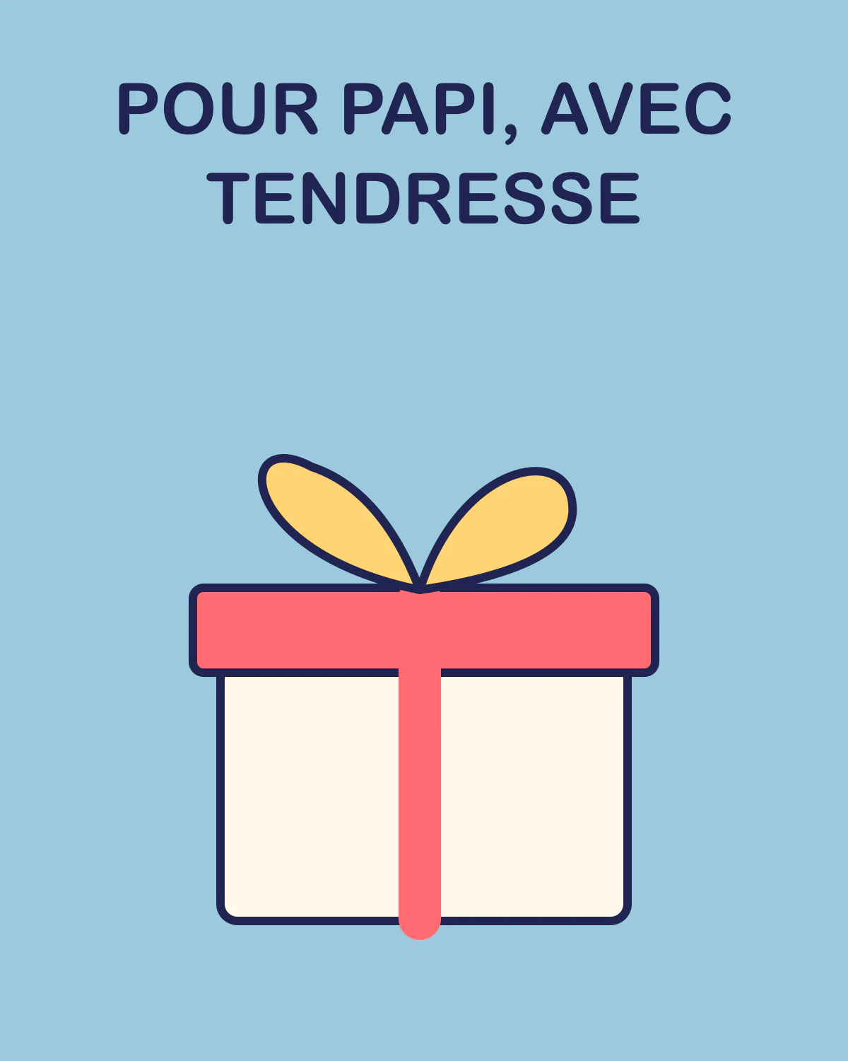 Pour papi, avec tendresse
